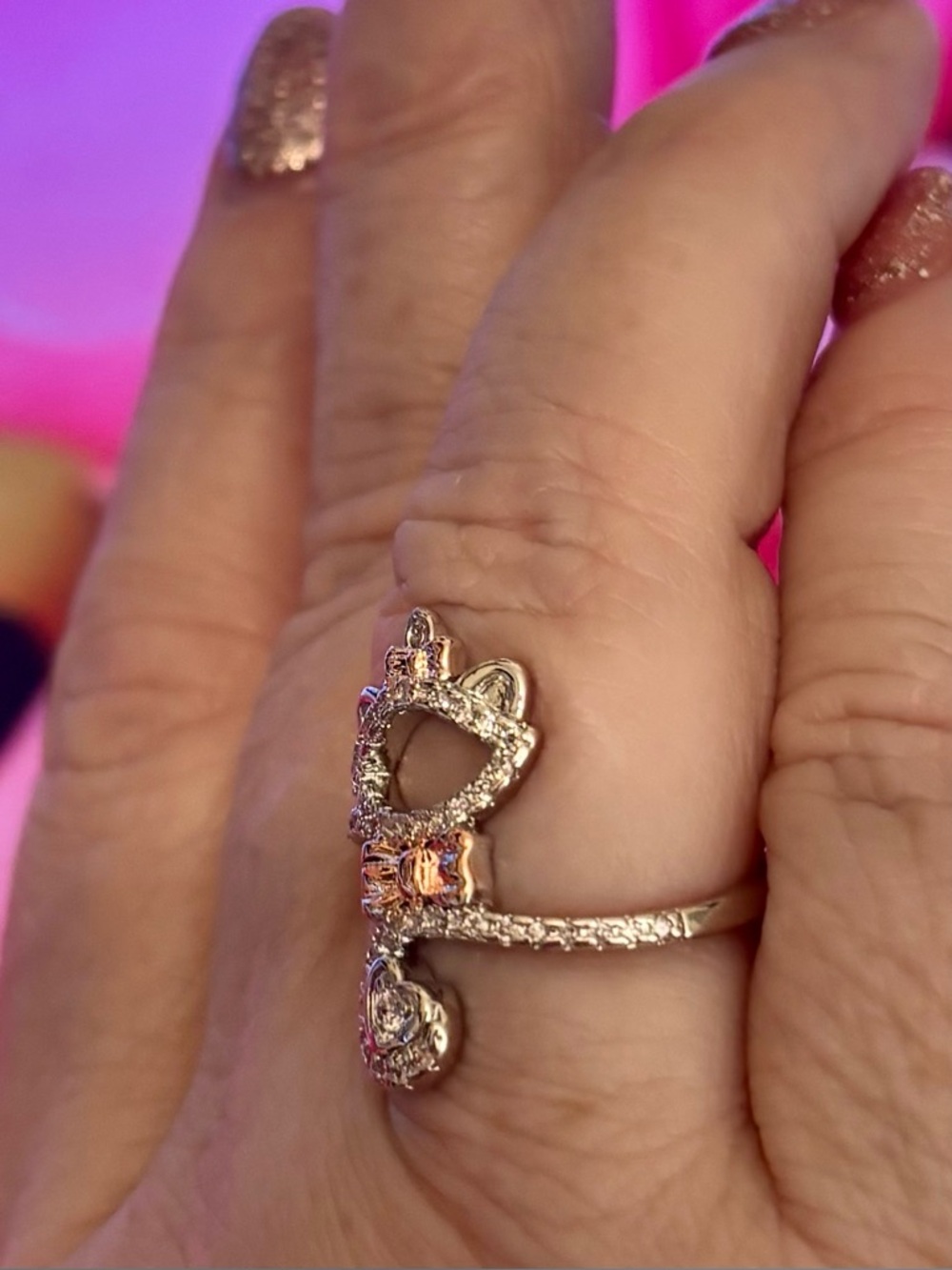 😸 Marie from Disney’s Aristocats Sterling Silver Cat Ring - Picture 10 of 16